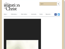 Tablet Screenshot of imitationofchrist.com